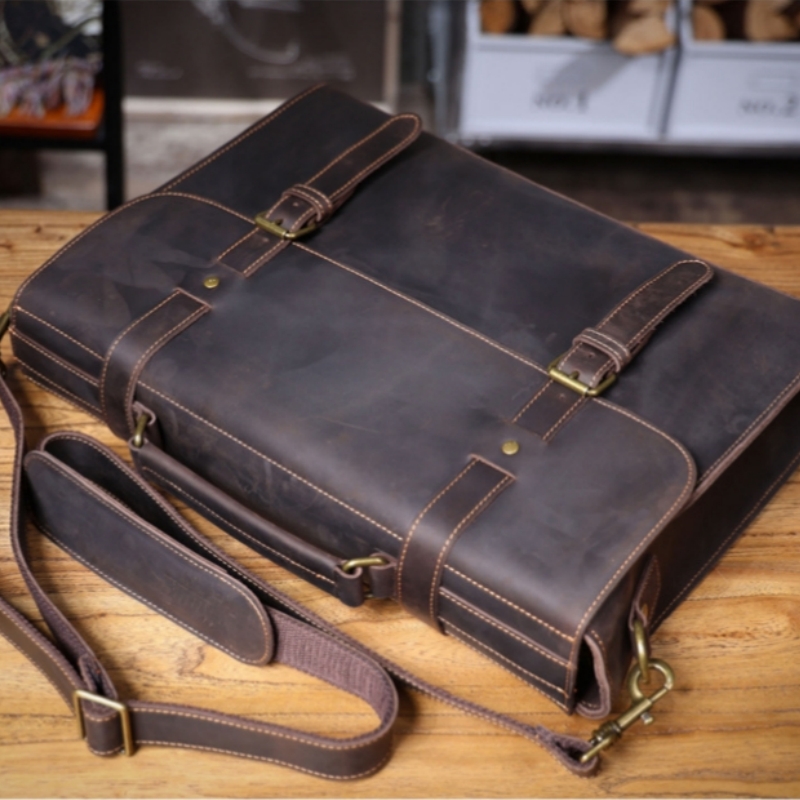 Luxury Bags Tote - Tas tangan pria kulit asli mewah,