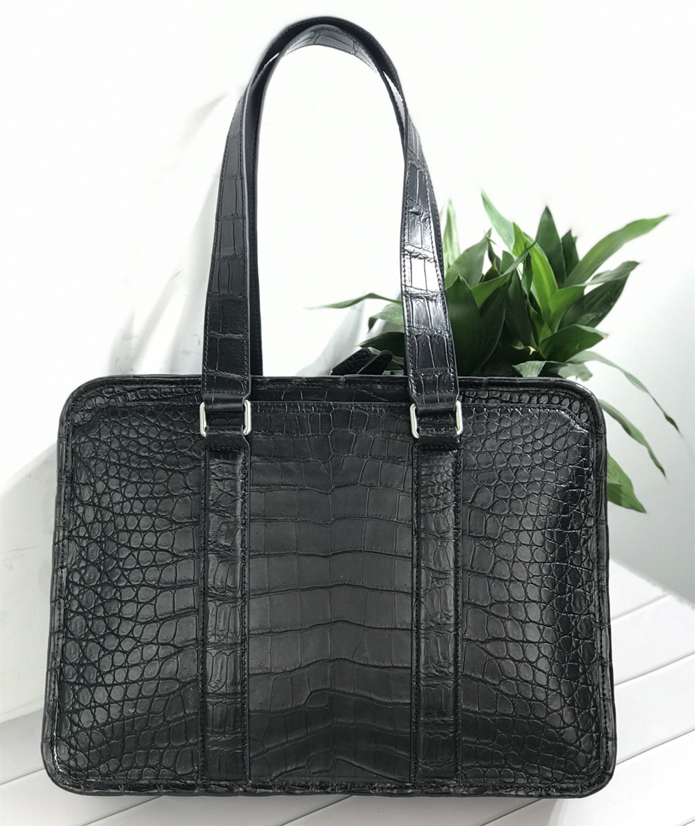Luxury Bags Tote - Tas Laptop Kulit Buaya Baru Tas