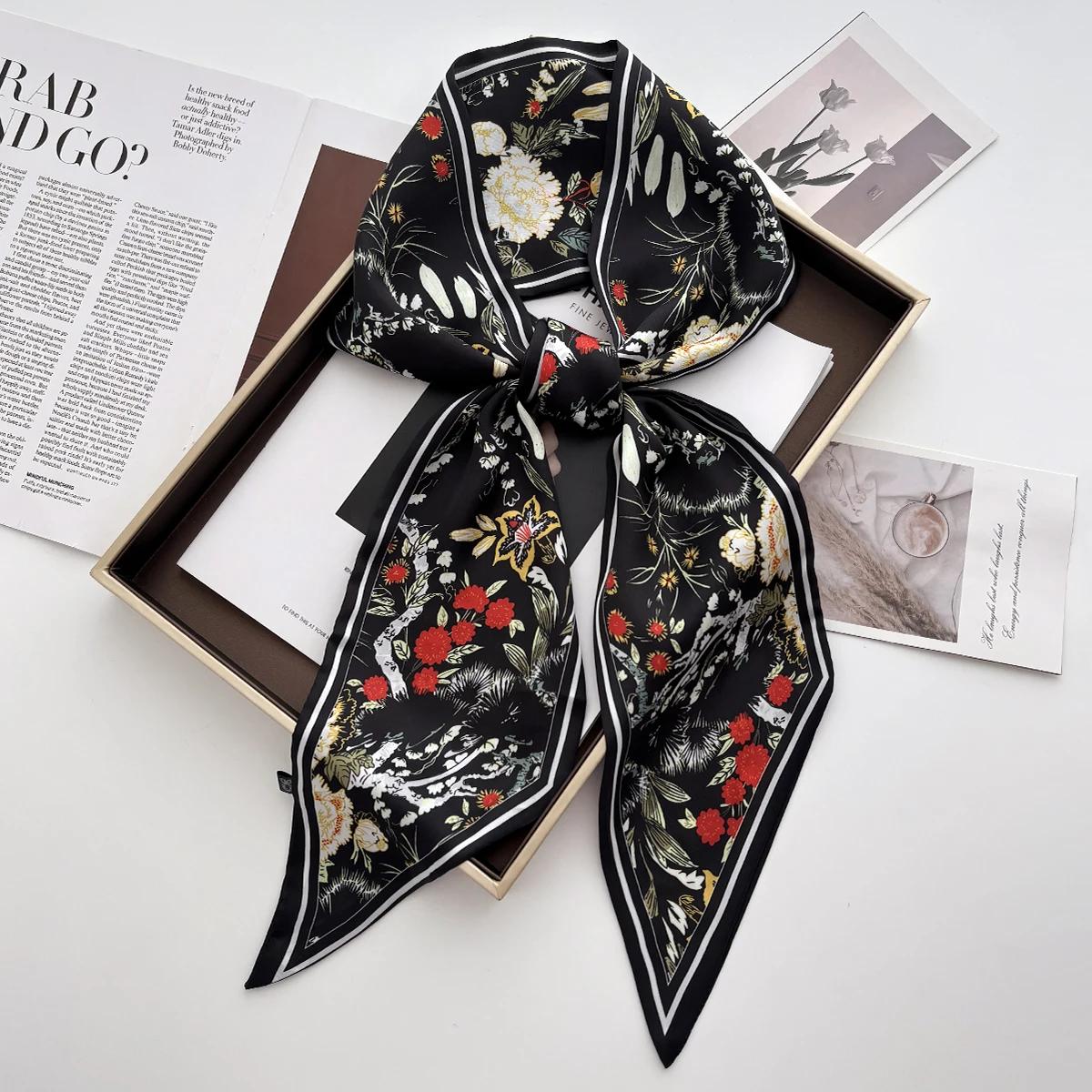 Syal Cetak Mewah Ikat Rambut P - Luxury Bags China ulasan dan harga