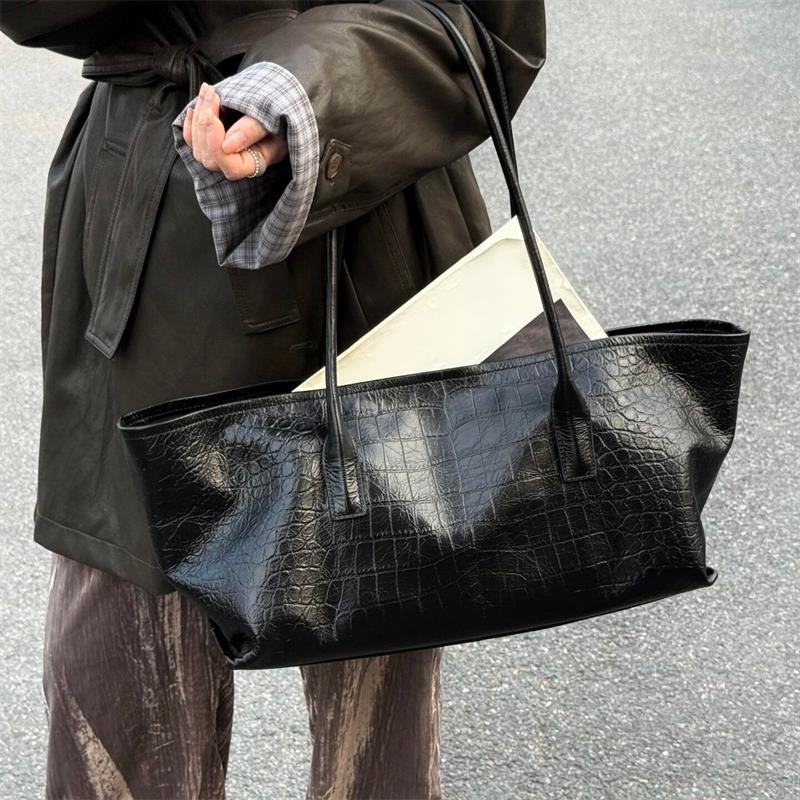 Tas Tangan Kulit PU Retro Mewa - Luxury Bags Tote ulasan dan harga